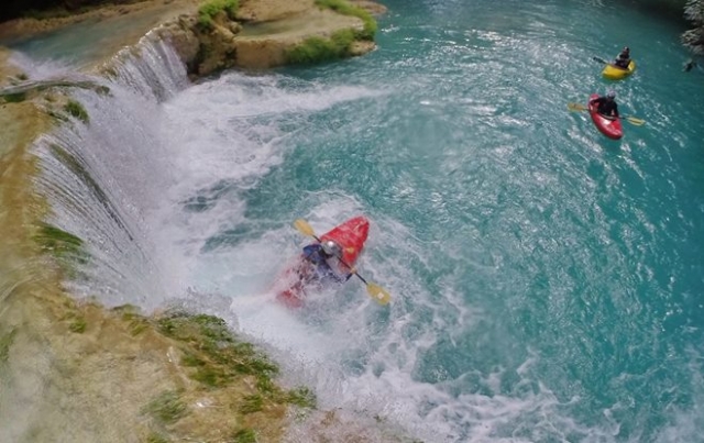 Disfrutando de la huasteca